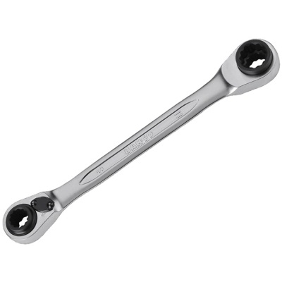Bahco S4RM-8-11 Reversible ring ratchet spanner, 4 sizes, 8, 9, 10, 11 mm
