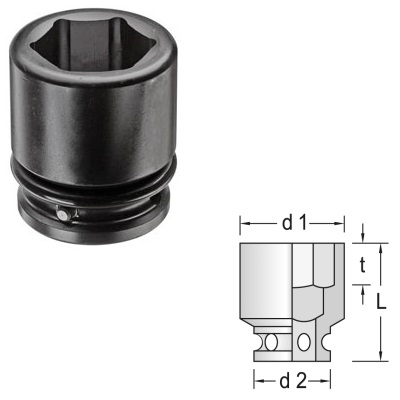 Gedore K 32 S 41 Slagmoerdopsleutel IMPACT-FIX 3/4" 41 mm