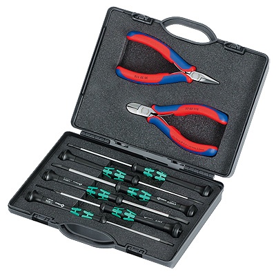 Knipex 00 20 18 Case for Electronics Pliers for working on electronic components