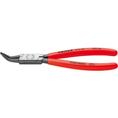 Knipex 44 31 J42 Circlip Pliers for internal circlips in bore holes 45 bent