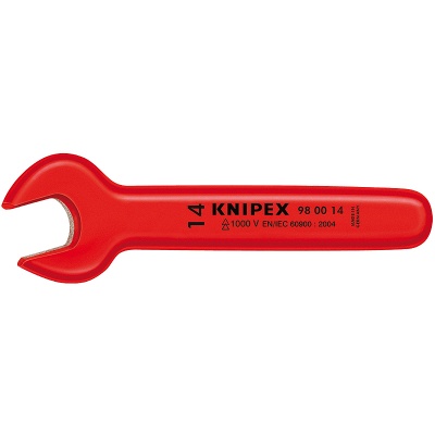 Knipex 98 00 07 Open-end wrench insulated, 7 mm
