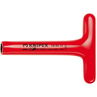 Knipex 98 04 22 Nut Driver with T-handle insulated, 22 mm