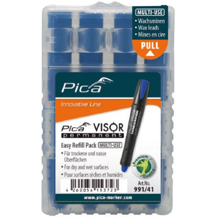 Pica 991/41 VISOR permanent Refill Leads Blue