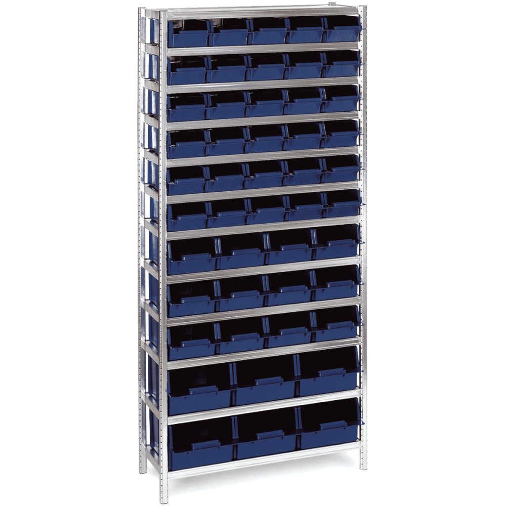 Raaco 48-31 Shelf with 48 bins